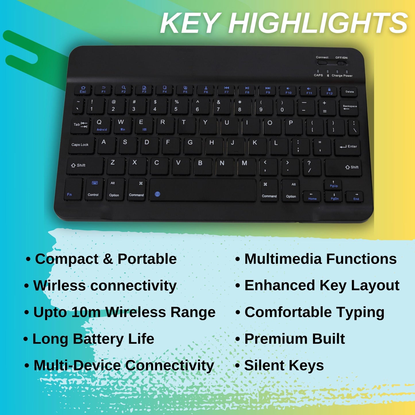 PORTABLE BLUETOOTH KEYBOARD & MOUSE KIT