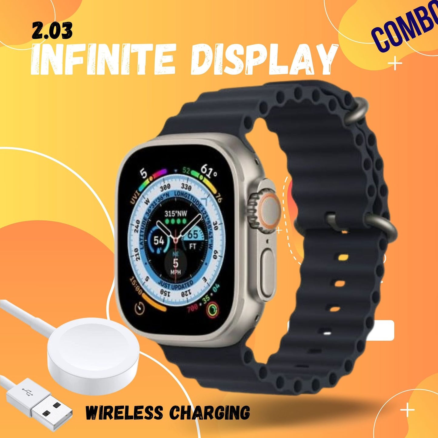 SMART WATCH ULTRA-7 STYLE COMBO