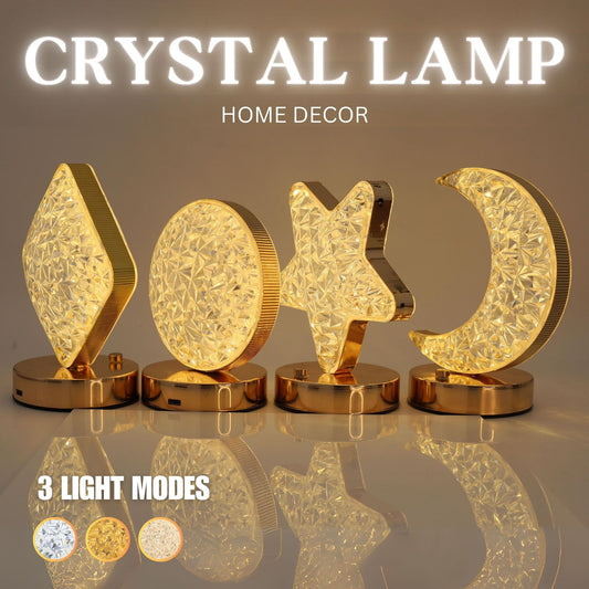 HOME-DECOR CRYSTAL LAMP