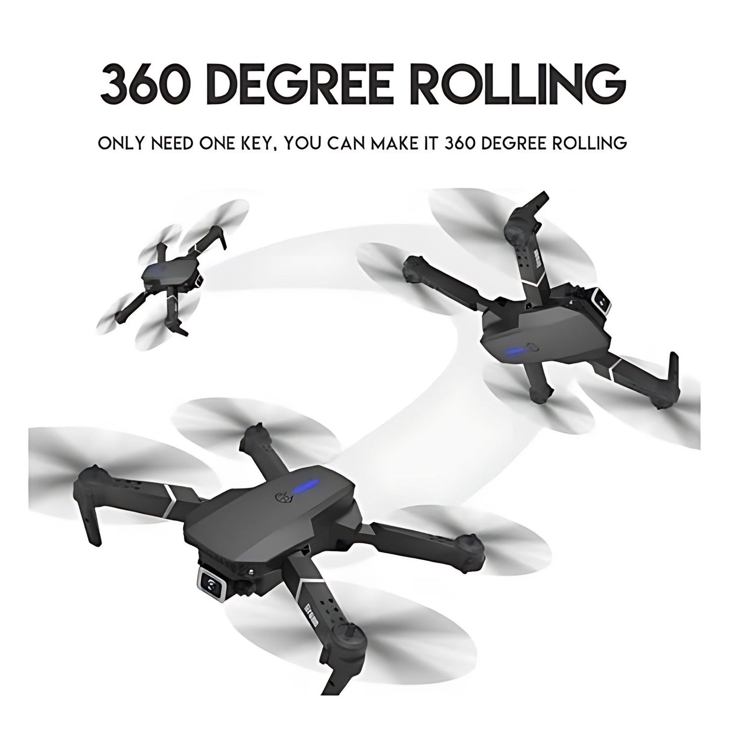 4K HD FOLDABLE DRONE WITH REMOTE CONTROL