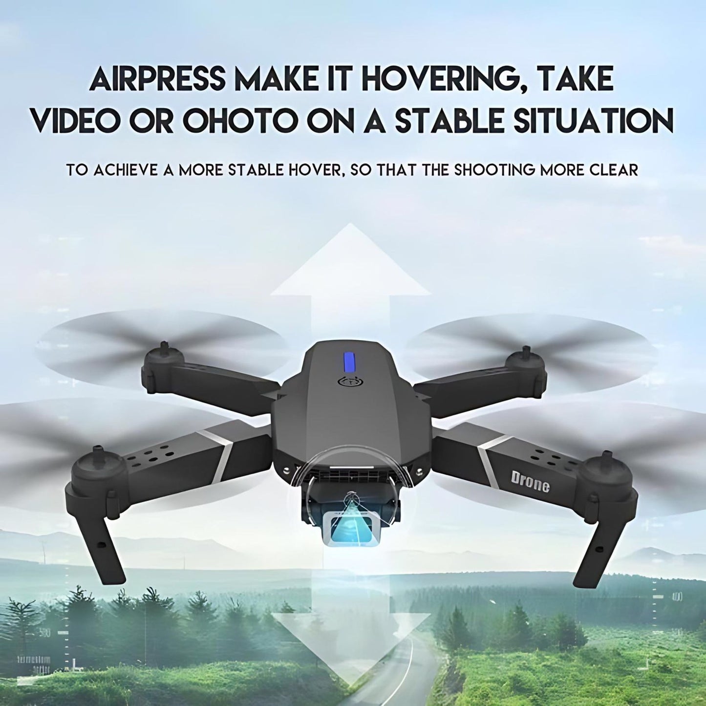 4K HD FOLDABLE DRONE WITH REMOTE CONTROL