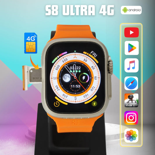 S8 ULTRA 4G ANDROID SMARTWATCH