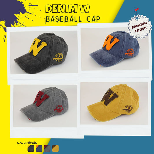 DENIM BASEBALL CAP